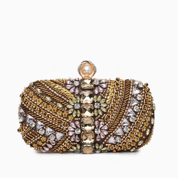 Cynthia Beaded Clutch
