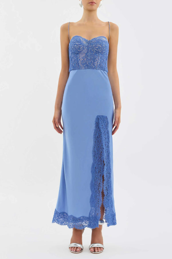 Rebecca Vallance - Slip-Style Lace and Silk Midi