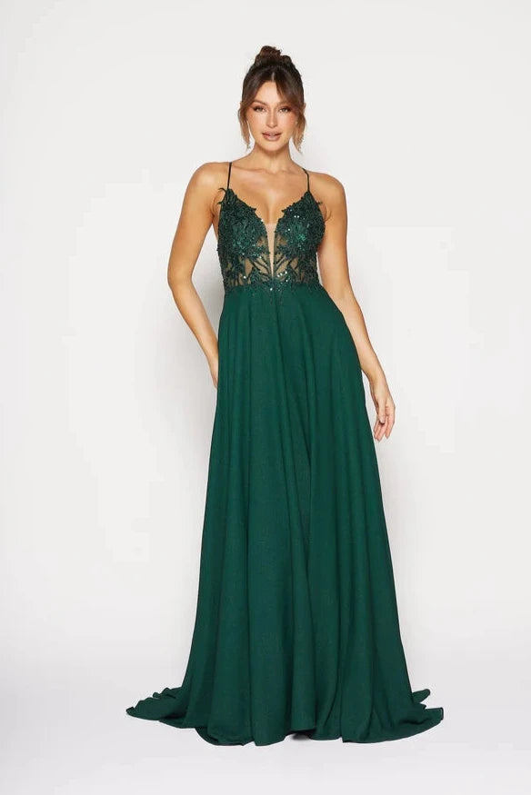 Tania Olsen – Beaded Bodice Gown