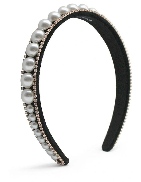 Morgan & Taylor – Diamonte & Pearl Headband