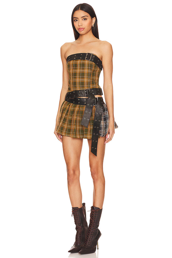 Jaded London – Kilt Mini Dress