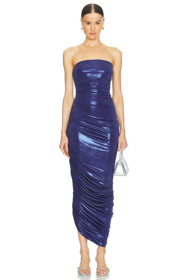 Norma Kamali – Strapless Asymmetrical Gown
