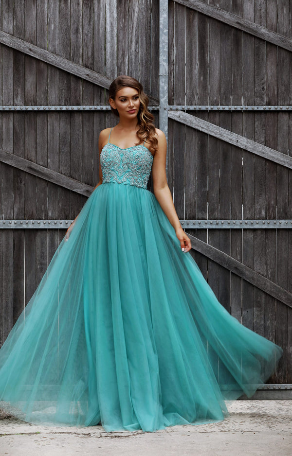 Jadore - Beaded Bodice Gown